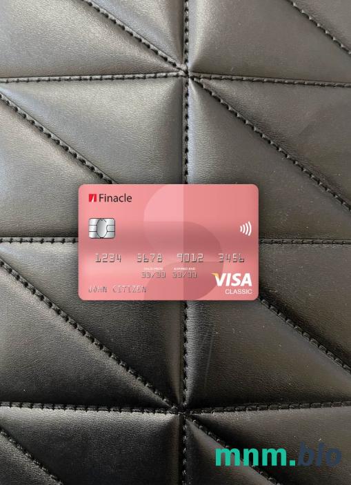 India Finacle bank visa classic card wygląd fotograficzny skan PSD + zdjęcie